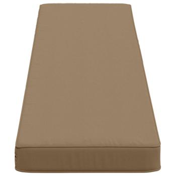 2-teilige Bankkissen VUGHT 2 stk. 100 % Polyester Taupe
