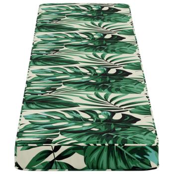 1-teiliges Bankkissen VUGHT 100 % Polyester Blattmuster