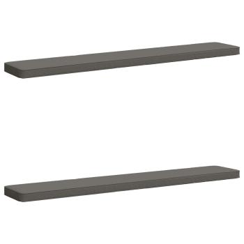 2-teilige Bankkissen VUGHT 2 stk. 100 % Polyester Grau