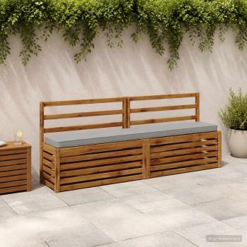 ARDEBO.de - 1-teiliges Bankkissen VUGHT 100 % Polyester Grau