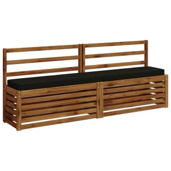 2-teilige Bankkissen VUGHT 2 pcs 100 % Polyester Schwarz