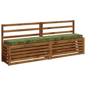 1-teiliges Bankkissen VUGHT 100 % Polyester Blattdesign