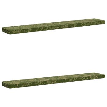 2-teilige Bankkissen VUGHT 2 pcs 100 % Polyester Blattdesign