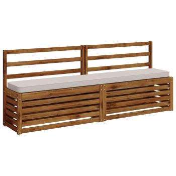 2-teilige Bankkissen VUGHT 2 stk. 100 % Polyester Weiß