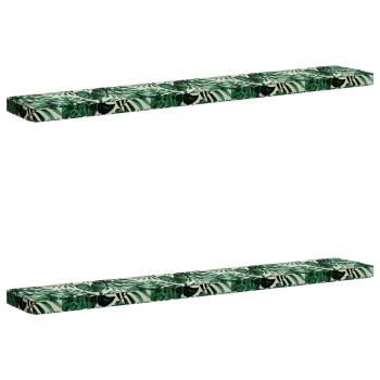 2-teilige Bankkissen VUGHT 2 pcs 100 % Polyester Blattmuster