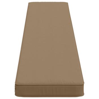 1-teiliges Bankkissen VUGHT 100 % Polyester Taupe