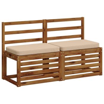 2-teilige Bankkissen VUGHT 2 pcs 100 % Polyester Creme