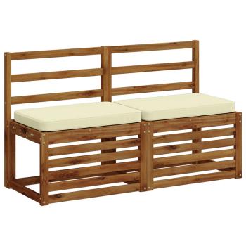 2-teilige Bankkissen VUGHT 2 pcs 100 % Polyester Creme