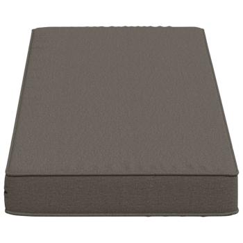 1-teiliges Bankkissen VUGHT 100 % Polyester Grau 80 x 40 x 5 cm