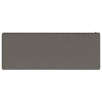1-teiliges Bankkissen VUGHT 100 % Polyester Grau 80 x 40 x 5 cm