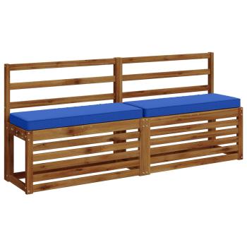 2-teilige Bankkissen VUGHT 2 stk. 100 % Polyester Königsblau