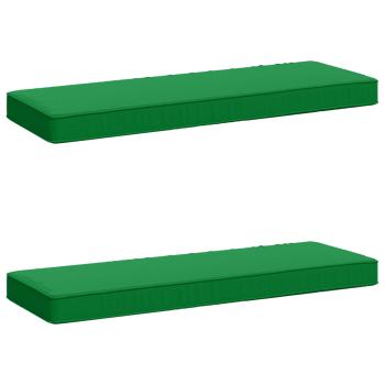 ARDEBO.de - 2-teilige Bankkissen VUGHT 2 pcs 100 % Polyester Grün