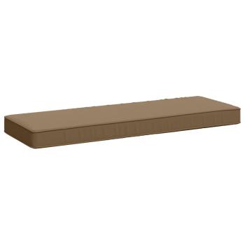 ARDEBO.de - 1-teiliges Bankkissen VUGHT 100 % Polyester Taupe