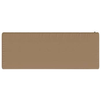 1-teiliges Bankkissen VUGHT 100 % Polyester Taupe