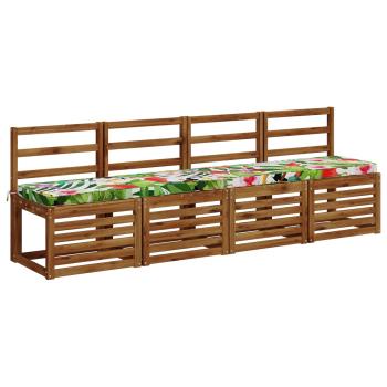 2-teilige Bankkissen VUGHT 2 stk. 100 % Polyester Mehrfarbig