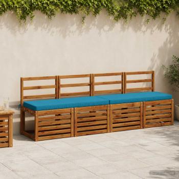 ARDEBO.de - 1-teiliges Bankkissen VUGHT 100 % Polyester Himmelblau