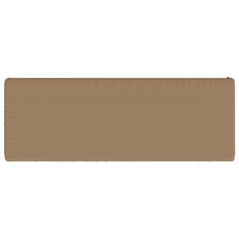 1-teiliges Bankkissen VUGHT 100 % Polyester Taupe