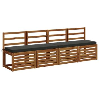 1-teiliges Bankkissen VUGHT 100 % Polyester Anthrazit
