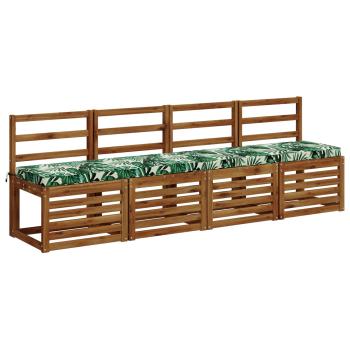 1-teiliges Bankkissen VUGHT 100 % Polyester Blattmuster