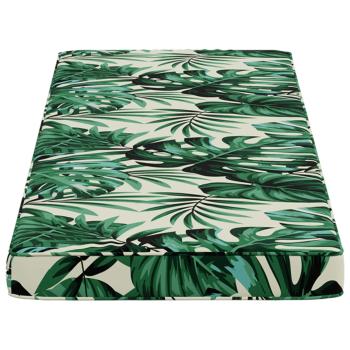2-teilige Bankkissen VUGHT 2 stk. 100 % Polyester Blattmuster