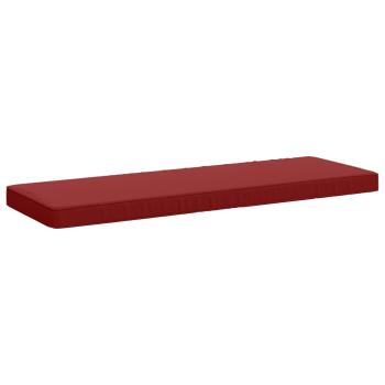 ARDEBO.de - 1-teiliges Bankkissen VUGHT 100 % Polyester Weinrot