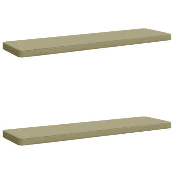 2-teilige Bankkissen VUGHT 2 stk. 100 % Polyester Hellgrün