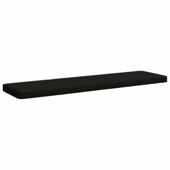 2-teilige Bankkissen VUGHT 2 stk. 100 % Polyester Schwarz