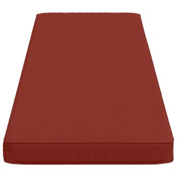 1-teiliges Bankkissen VUGHT 100 % Polyester Rot 140 x 40 x 5 cm