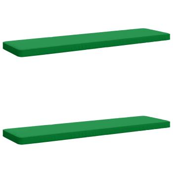 ARDEBO.de - 2-teilige Bankkissen VUGHT 2 stk. 100 % Polyester Grün