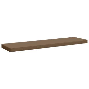 ARDEBO.de - 1-teiliges Bankkissen VUGHT 100 % Polyester Taupe