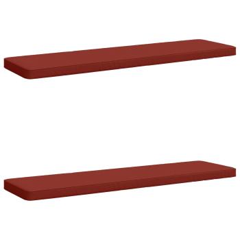 ARDEBO.de - 2-teilige Bankkissen VUGHT 2 stk. 100 % Polyester Rot