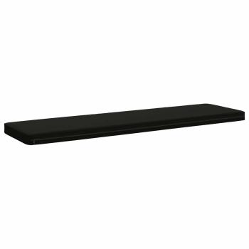 2-teilige Bankkissen VUGHT 2 stk. 100 % Polyester Schwarz
