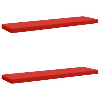 ARDEBO.de - 2-teilige Bankkissen VUGHT 2 stk. 100 % Polyester Rot