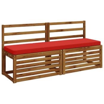 2-teilige Bankkissen VUGHT 2 stk. 100 % Polyester Rot