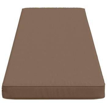 2-teilige Bankkissen VUGHT 2 stk. 100 % Polyester Taupe