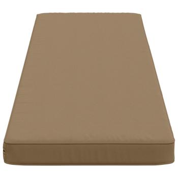 2-teilige Bankkissen VUGHT 2 stk. 100 % Polyester Taupe