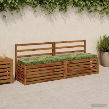 ARDEBO.de - 1-teiliges Bankkissen VUGHT 100 % Polyester Blattdesign