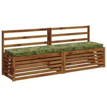 1-teiliges Bankkissen VUGHT 100 % Polyester Blattdesign