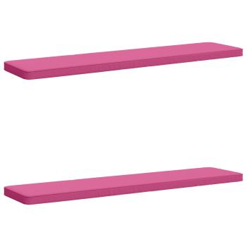 ARDEBO.de - 2-teilige Bankkissen VUGHT 2 stk. 100 % Polyester Rosa