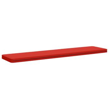 1-teiliges Bankkissen VUGHT 100 % Polyester Rot 170 x 40 x 5 cm