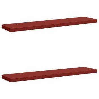 ARDEBO.de - 2-teilige Bankkissen VUGHT 2 stk. 100 % Polyester Rot