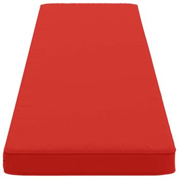 1-teiliges Bankkissen VUGHT 100 % Polyester Rot 180 x 40 x 5 cm