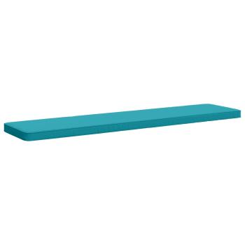 2-teilige Bankkissen VUGHT 2 stk. 100 % Polyester Türkis