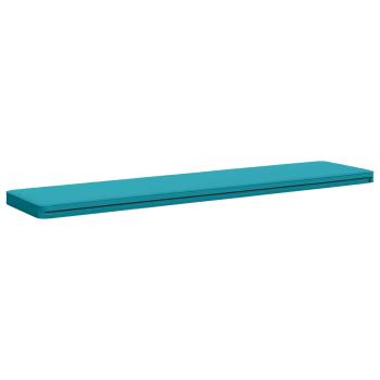 2-teilige Bankkissen VUGHT 2 stk. 100 % Polyester Türkis