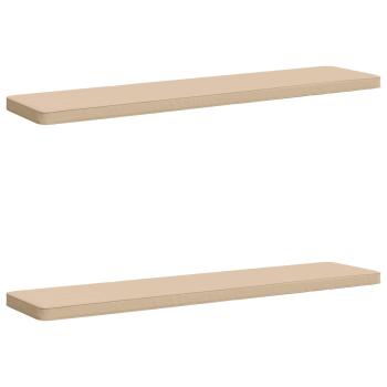 ARDEBO.de - 2-teilige Bankkissen VUGHT 2 stk. 100 % Polyester Creme