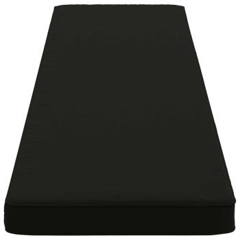 2-teilige Bankkissen VUGHT 2 stk. 100 % Polyester Schwarz