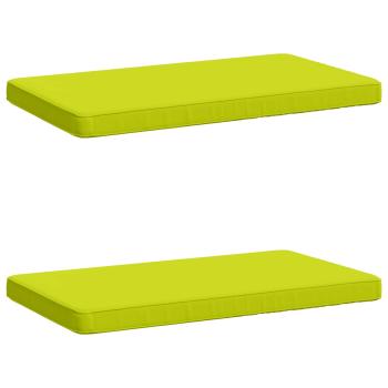 ARDEBO.de - 2-teilige Bankkissen VUGHT 2 stk. 100 % Polyester Hellgrün