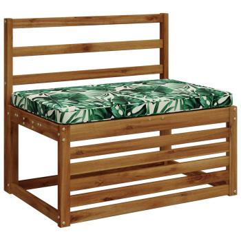 1-teiliges Bankkissen VUGHT 100 % Polyester Blattmuster