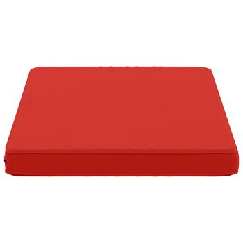1-teiliges Bankkissen VUGHT 100 % Polyester Rot 60 x 50 x 5 cm