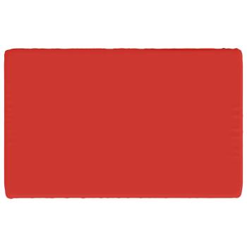 1-teiliges Bankkissen VUGHT 100 % Polyester Rot 60 x 50 x 5 cm